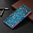 Leather Case Stands Fashionable Pattern Flip Cover Holder B01F for Samsung Galaxy A11