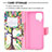 Leather Case Stands Fashionable Pattern Flip Cover Holder B01F for Samsung Galaxy A12