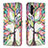 Leather Case Stands Fashionable Pattern Flip Cover Holder B01F for Samsung Galaxy A13 5G