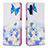 Leather Case Stands Fashionable Pattern Flip Cover Holder B01F for Samsung Galaxy A13 5G Blue