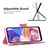 Leather Case Stands Fashionable Pattern Flip Cover Holder B01F for Samsung Galaxy A23 4G