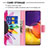 Leather Case Stands Fashionable Pattern Flip Cover Holder B01F for Samsung Galaxy A24 4G