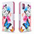 Leather Case Stands Fashionable Pattern Flip Cover Holder B01F for Samsung Galaxy A31 Colorful