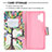 Leather Case Stands Fashionable Pattern Flip Cover Holder B01F for Samsung Galaxy A32 4G