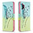 Leather Case Stands Fashionable Pattern Flip Cover Holder B01F for Samsung Galaxy A32 4G