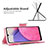 Leather Case Stands Fashionable Pattern Flip Cover Holder B01F for Samsung Galaxy A33 5G