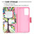 Leather Case Stands Fashionable Pattern Flip Cover Holder B01F for Samsung Galaxy A52 4G