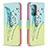 Leather Case Stands Fashionable Pattern Flip Cover Holder B01F for Samsung Galaxy A52 4G