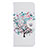 Leather Case Stands Fashionable Pattern Flip Cover Holder B01F for Samsung Galaxy A70 White