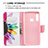 Leather Case Stands Fashionable Pattern Flip Cover Holder B01F for Samsung Galaxy A70E