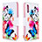 Leather Case Stands Fashionable Pattern Flip Cover Holder B01F for Samsung Galaxy A70E