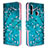 Leather Case Stands Fashionable Pattern Flip Cover Holder B01F for Samsung Galaxy A70E