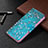 Leather Case Stands Fashionable Pattern Flip Cover Holder B01F for Samsung Galaxy A72 4G