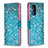 Leather Case Stands Fashionable Pattern Flip Cover Holder B01F for Samsung Galaxy A72 4G