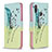 Leather Case Stands Fashionable Pattern Flip Cover Holder B01F for Samsung Galaxy M01s