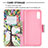 Leather Case Stands Fashionable Pattern Flip Cover Holder B01F for Samsung Galaxy M02