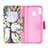 Leather Case Stands Fashionable Pattern Flip Cover Holder B01F for Samsung Galaxy M20