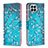 Leather Case Stands Fashionable Pattern Flip Cover Holder B01F for Samsung Galaxy M33 5G