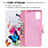 Leather Case Stands Fashionable Pattern Flip Cover Holder B01F for Samsung Galaxy M40S