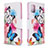 Leather Case Stands Fashionable Pattern Flip Cover Holder B01F for Samsung Galaxy M40S Colorful