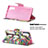 Leather Case Stands Fashionable Pattern Flip Cover Holder B01F for Samsung Galaxy Note 10 5G