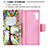 Leather Case Stands Fashionable Pattern Flip Cover Holder B01F for Samsung Galaxy Note 10 5G