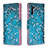 Leather Case Stands Fashionable Pattern Flip Cover Holder B01F for Samsung Galaxy Note 10 5G