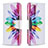 Leather Case Stands Fashionable Pattern Flip Cover Holder B01F for Samsung Galaxy Note 20 5G