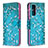 Leather Case Stands Fashionable Pattern Flip Cover Holder B01F for Samsung Galaxy S20 FE (2022) 5G