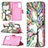 Leather Case Stands Fashionable Pattern Flip Cover Holder B01F for Samsung Galaxy S20 FE (2022) 5G