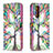 Leather Case Stands Fashionable Pattern Flip Cover Holder B01F for Samsung Galaxy S20 FE (2022) 5G