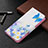 Leather Case Stands Fashionable Pattern Flip Cover Holder B01F for Samsung Galaxy S21 5G