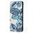 Leather Case Stands Fashionable Pattern Flip Cover Holder B01F for Samsung Galaxy S23 Ultra 5G