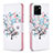 Leather Case Stands Fashionable Pattern Flip Cover Holder B01F for Vivo Y01 White