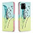 Leather Case Stands Fashionable Pattern Flip Cover Holder B01F for Vivo Y01A Matcha Green