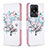 Leather Case Stands Fashionable Pattern Flip Cover Holder B01F for Vivo Y02