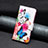 Leather Case Stands Fashionable Pattern Flip Cover Holder B01F for Vivo Y02S