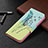 Leather Case Stands Fashionable Pattern Flip Cover Holder B01F for Vivo Y11