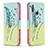 Leather Case Stands Fashionable Pattern Flip Cover Holder B01F for Vivo Y12