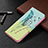 Leather Case Stands Fashionable Pattern Flip Cover Holder B01F for Vivo Y21