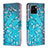 Leather Case Stands Fashionable Pattern Flip Cover Holder B01F for Vivo Y32t