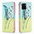 Leather Case Stands Fashionable Pattern Flip Cover Holder B01F for Vivo Y32t Matcha Green