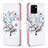 Leather Case Stands Fashionable Pattern Flip Cover Holder B01F for Vivo Y32t White
