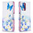 Leather Case Stands Fashionable Pattern Flip Cover Holder B01F for Xiaomi Mi 11T Pro 5G Blue