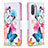 Leather Case Stands Fashionable Pattern Flip Cover Holder B01F for Xiaomi Mi 11X 5G Colorful