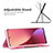 Leather Case Stands Fashionable Pattern Flip Cover Holder B01F for Xiaomi Mi 12 5G