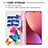 Leather Case Stands Fashionable Pattern Flip Cover Holder B01F for Xiaomi Mi 12 5G