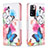 Leather Case Stands Fashionable Pattern Flip Cover Holder B01F for Xiaomi Poco X4 NFC Colorful