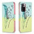 Leather Case Stands Fashionable Pattern Flip Cover Holder B01F for Xiaomi Poco X4 NFC Matcha Green