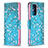 Leather Case Stands Fashionable Pattern Flip Cover Holder B01F for Xiaomi Redmi Note 10 Pro 4G